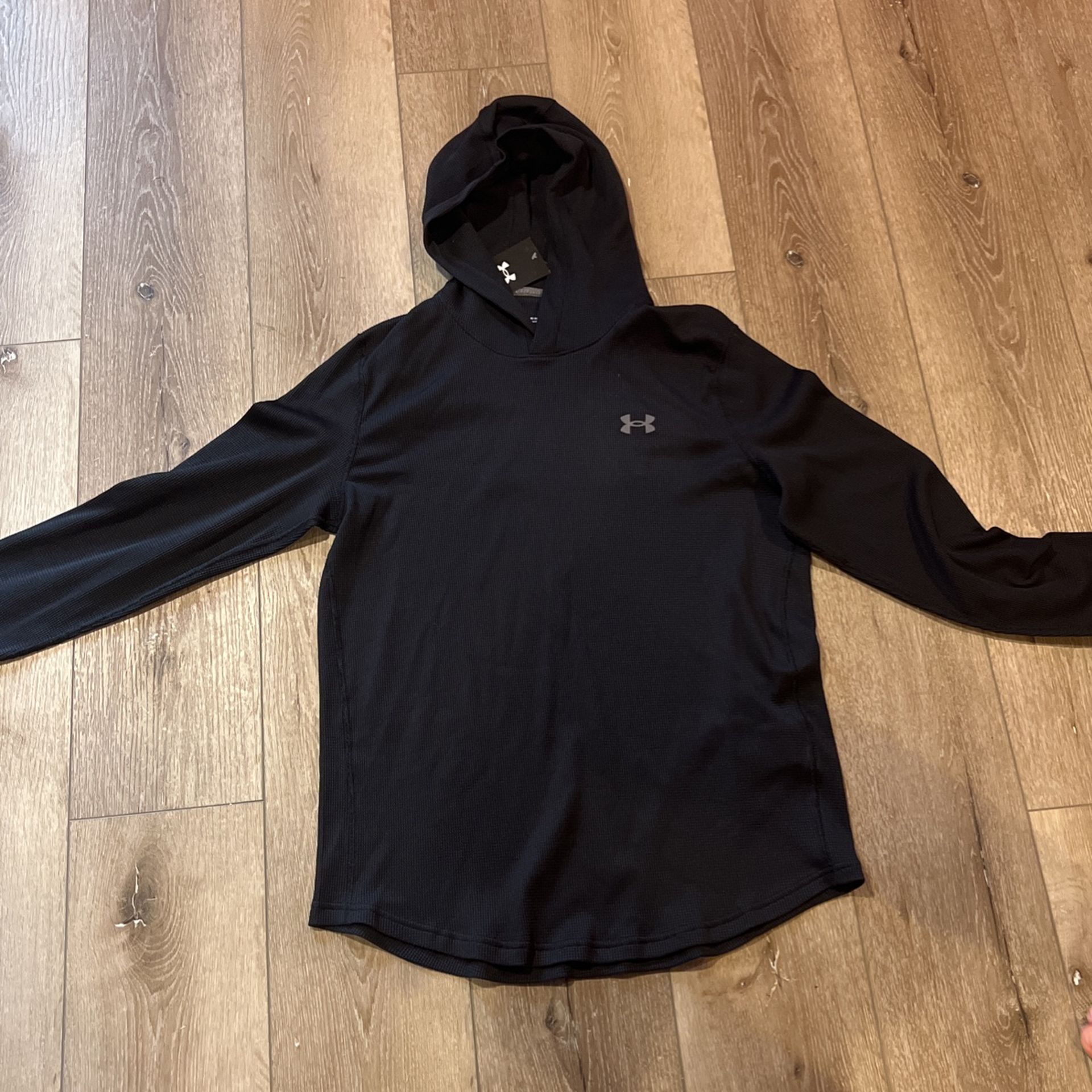 Under armour top men's waffle hoodie