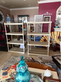 One Plastic storage shelf tower clean and very sturdy