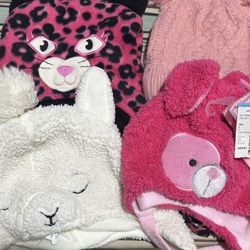 Adorable Infant/Toddler Winter Hats – 4-Pack