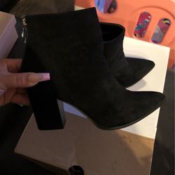 Black Suede Boots