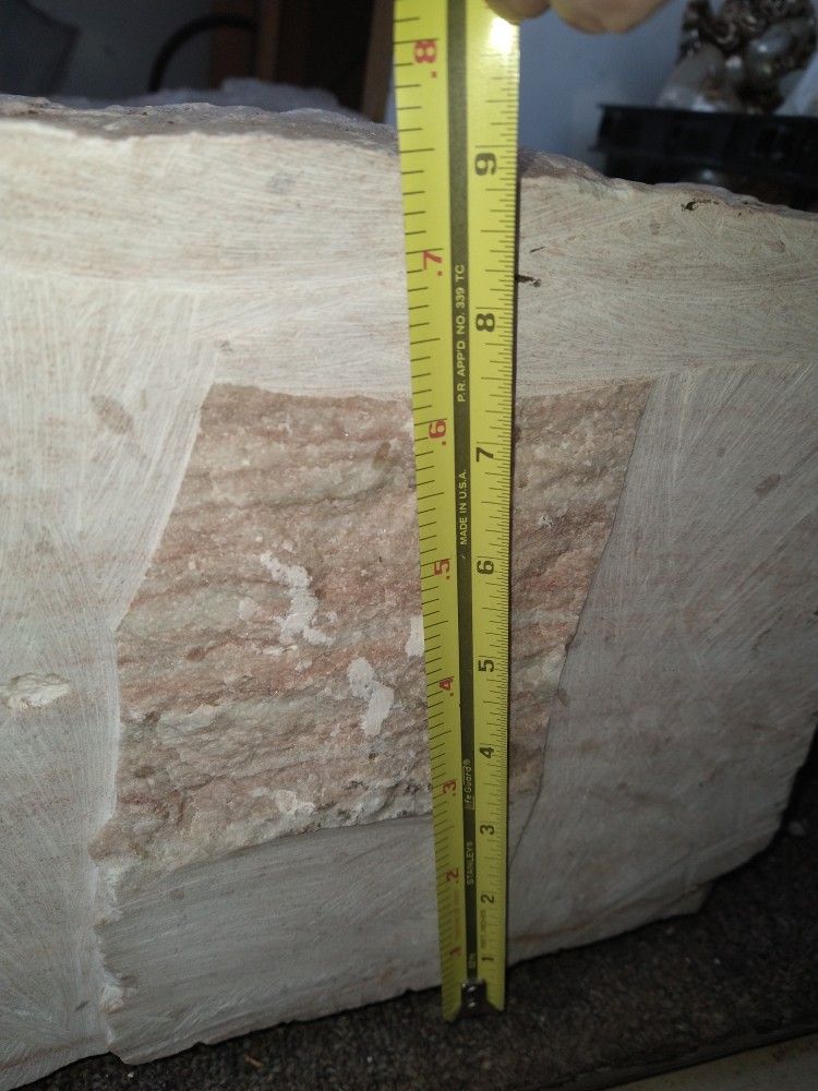Pink Alabaster Stone- Quarried for carving/sculpture