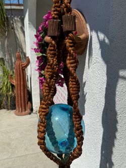 Vintage mid century Macrame