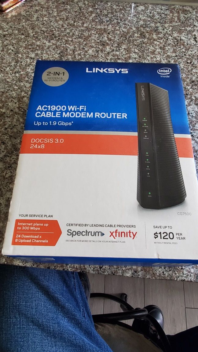 Wi-Fi Cable Modem Router