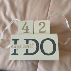 Wedding I do Sign