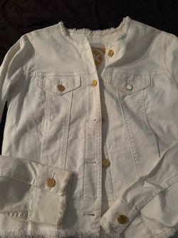 Michael Kors women Jean jacket  white