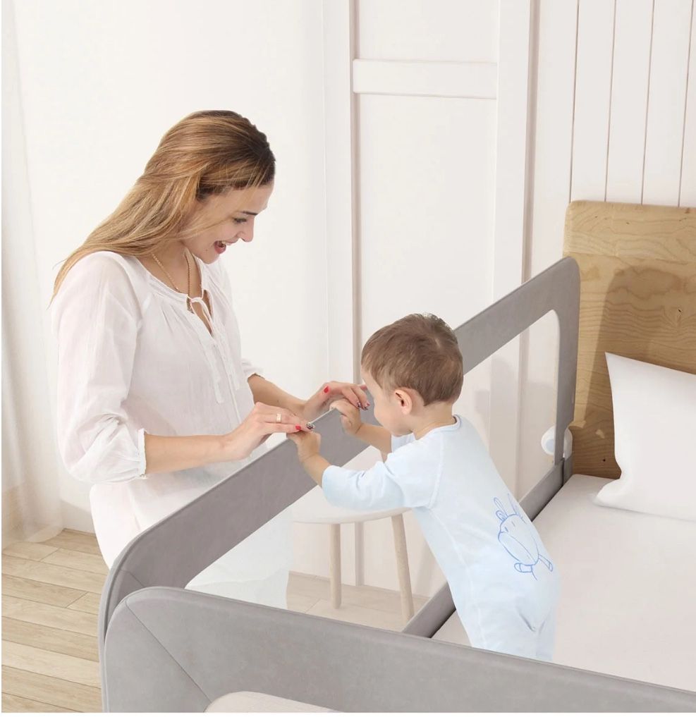 Toddler Safety Bed Rail, 71" x 22", Adjustable Height,