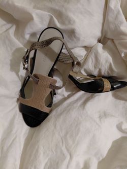 Nine west leather Hammer heels