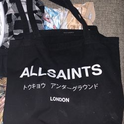 All Saints Black  Handbag Unisex