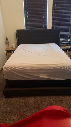 Queen Bed Frame. MATTRESS NOT INCLUDED!