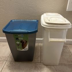 Dog Food or Cat Food Containers