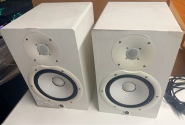 Yamaha HS8 White Studio Monitor Speakers Pair HS8W Powered Monitors