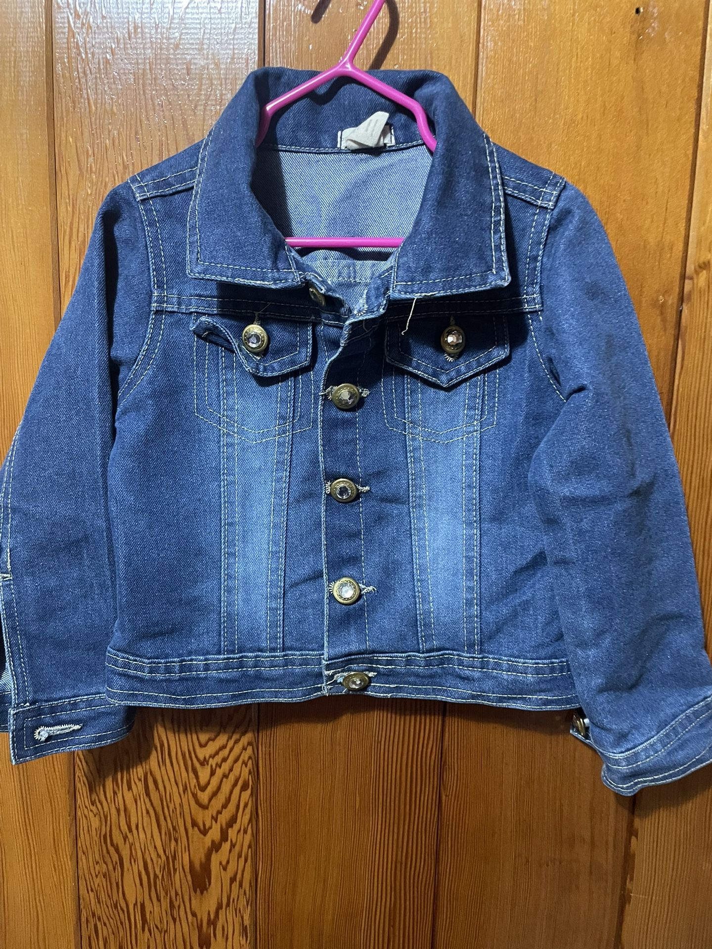 One Step Up Girls Size 4 Jean Jacket!