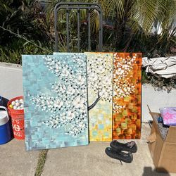 3 Piece Paintings
