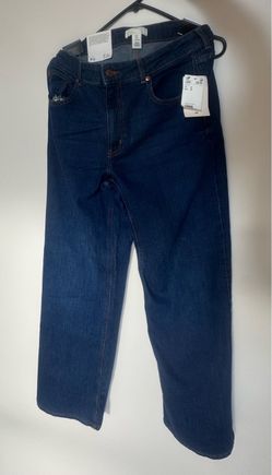 H&M Dark Wash Wide Leg Jeans