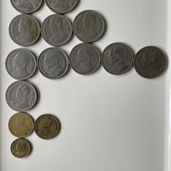 Thailand Coins Circa 1960s