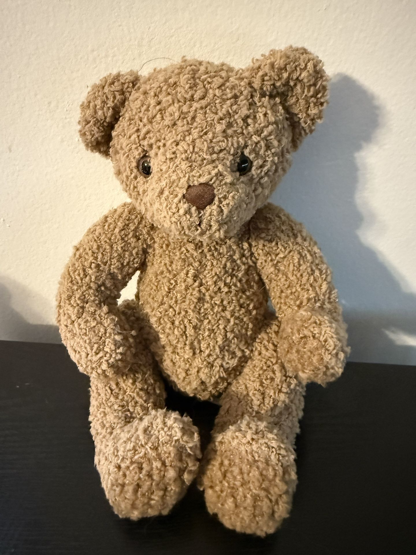 A & A Plush Vintage Curly Teddy Bear