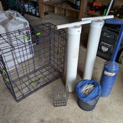 Crab Cage and Clam Guns