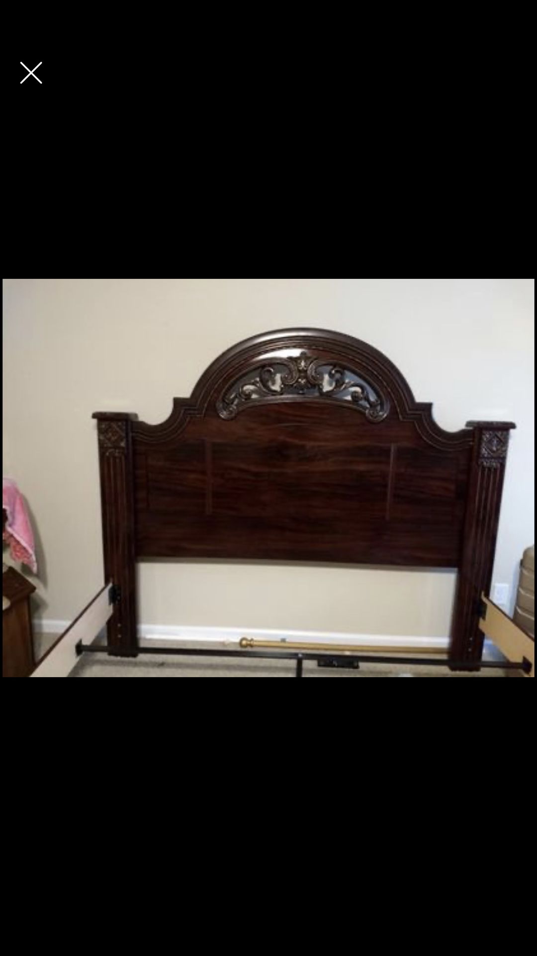 King Size Bed frame In Mint Condition