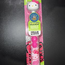 Firefly Clean N' Protect Toothbrush with Cap, Hello Kitty, Soft