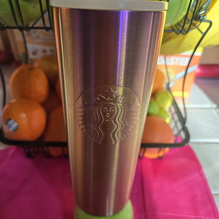 Starbucks tumblr metal