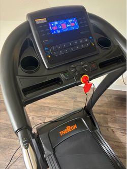 THERUN TR04 Incline Treadmill (Black & Orange)