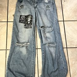 Custom Denim Baggy Jeans