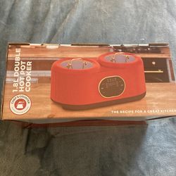 Double hot pot cooker