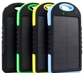BRAND NEW Waterproof Solar Charger Power Bank iPhone, Android and more