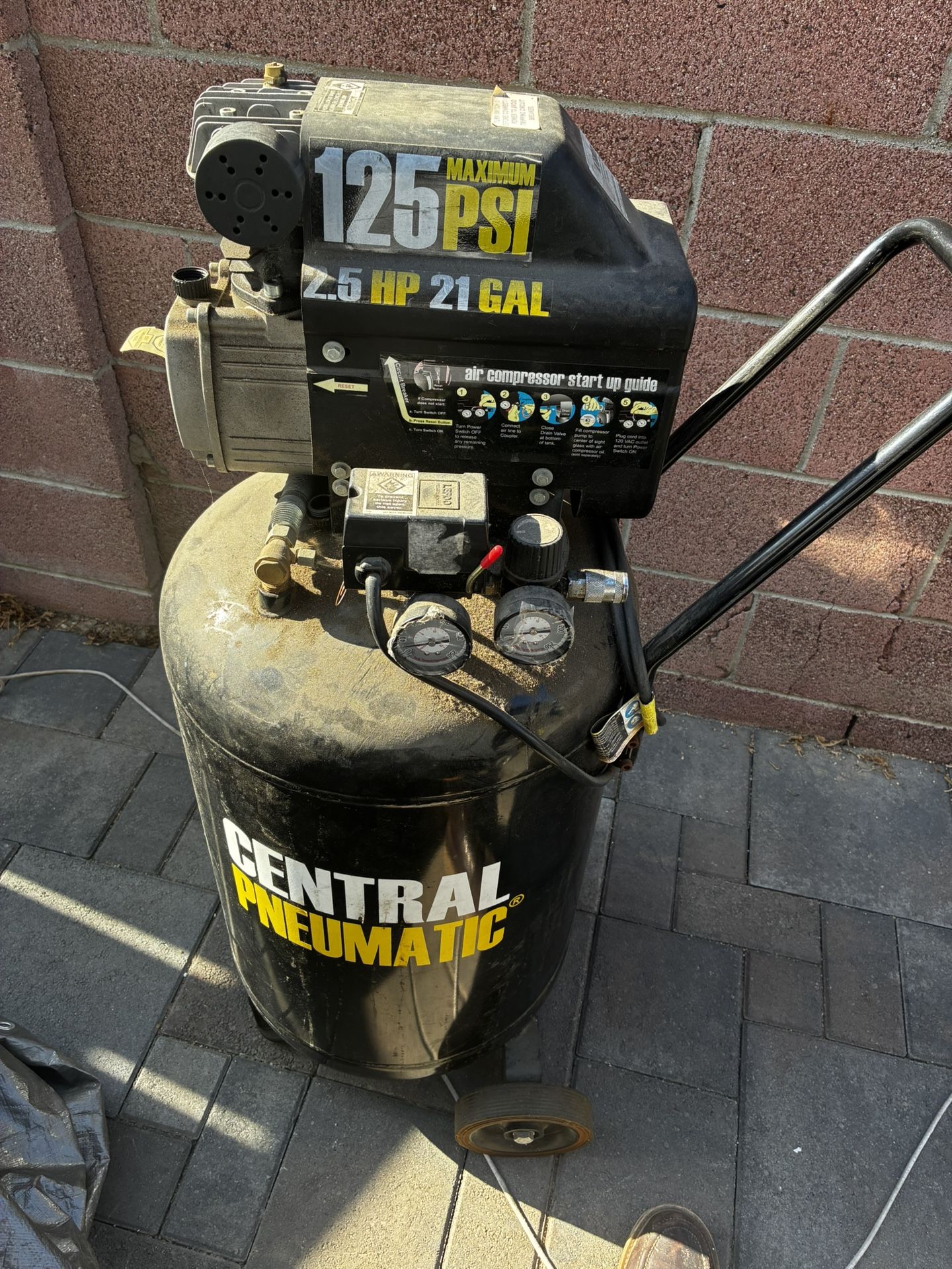 Central Pneumatic Air Compressor