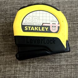Stanley Leverlock Fractional Write-On Measuring Tape 25ft