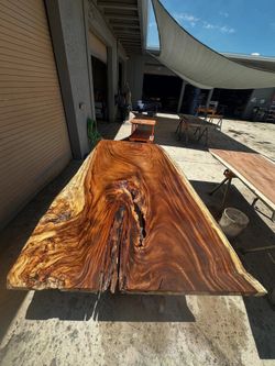 Kiln dried wood slabs 