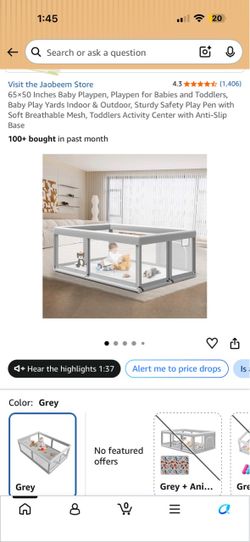 New Baby Playpen