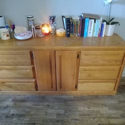 Wood Antique Dresser