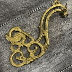 ANTIQUE VINTAGE BRIDGE ARM RARE BIRD (STORK) DESIGN, Fits FLOOR LAMP    C4)