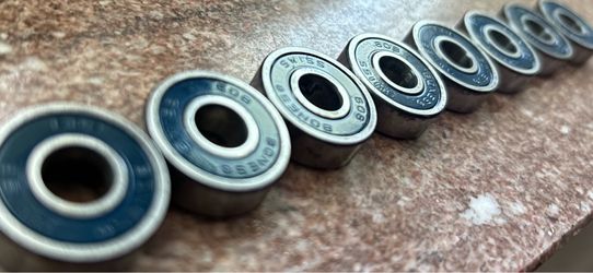 Swiss Bones Super 6 skateboard bearings x8