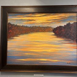 Misty Sunrise Enhanced Giclee By Gordon Haas 