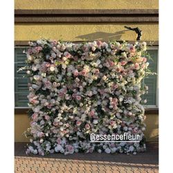 Flower wall backdrop