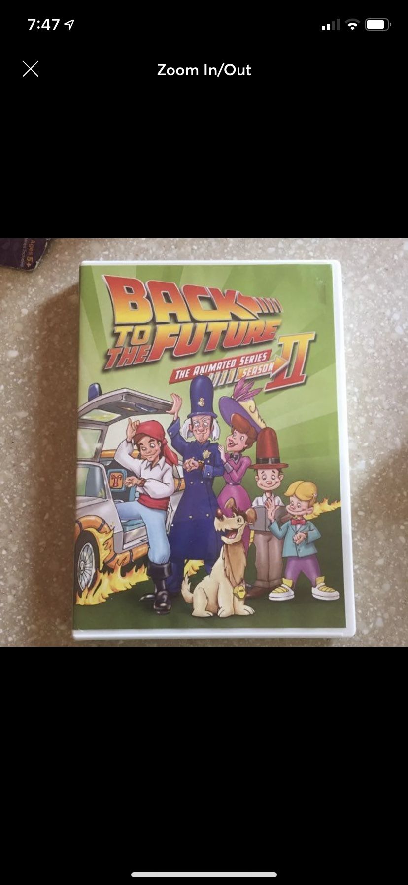 Back to the Future the animated series DVD