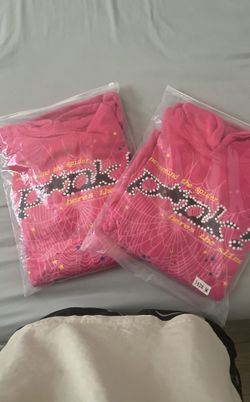 Pink Spider Hoodies