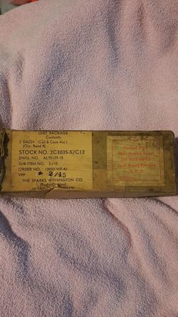 Vintage Part from The Sparks-Withington CO.