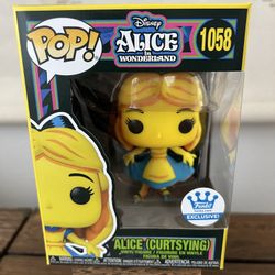 Funko Pop! Disney Alice (Curtsying) https://offerup.com/redirect/?o=RnVua28uY29t Exclusive Blacklight 1058