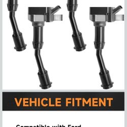 4Pcs Ignition Coil Pack & spark plugs