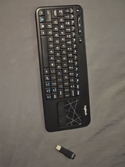 Logitech keyboard w/ built-in trackpad
