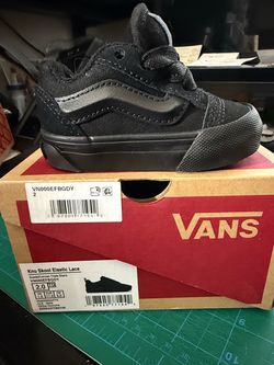 Vans Knu Skool Elastic Lace Toddler Sneakers