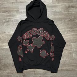 Sp5der Beluga Hoodie Outline “black”