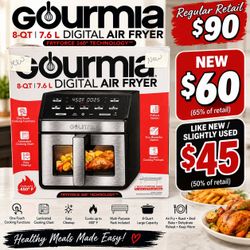 Gourmia 8-Qt Digital Air Fryer