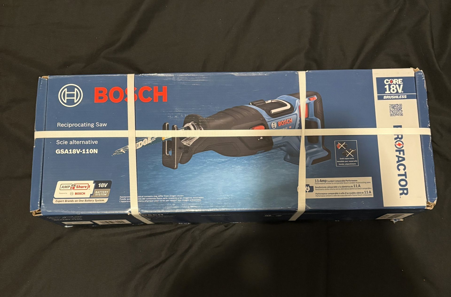 Bosch 18-volt Variable Speed Brushless Cordless Reciprocating Saw