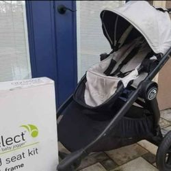 City Select Double Stroller SILVER