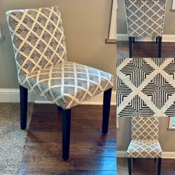Upholstered dining chairs/Anthropologie