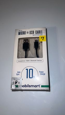 10’ Micro USB Cable